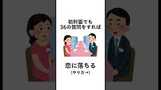 【恋に落ちる方法】たぶん役にたつ恋愛雑学