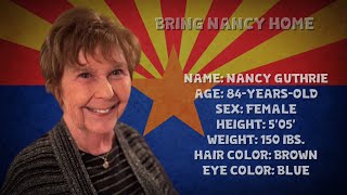 Bring Nancy Home – Original Tribute Song for Savannah Guthrie’s Missing Mother Nancy
