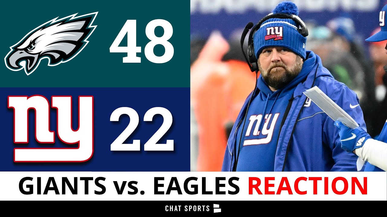 New York Giants News & Rumors After EMBARRASSING LOSS Vs. Eagles ...