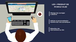 Superviseur SOFREL PCWin2 module cartographie dynamique et analyse métier