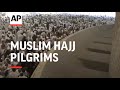 Muslim hajj pilgrims perform devil stoning ritual