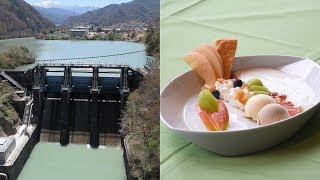 幸せ運ぶダムパフェ　伊那市とホテルがコラボ　モチーフは高遠ダム　長野