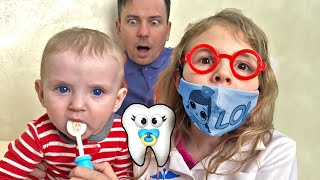 Five Kids Dentist Song Nursery Rhymes & Children' Song