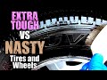 Cleaning SUPER Nasty Tires and Wheels With Extra Tough! / #autodetailing #extratough