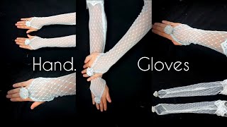 Hand gloves 🧤 banane ka tarika//how to make hand gloves at home with clothes #updates #uploadvideo