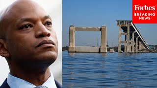 Maryland Gov. Wes Moore: Next 'Big' Step In FSK Rebuild Will Be Demolition Of Remaining Pillars