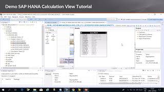 GU SAP S4H SAP HANA Calculation View Tutorial