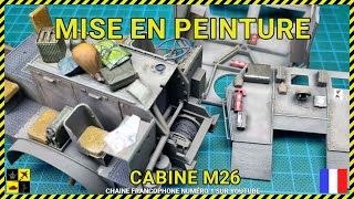 ▶️ Mise en peinture de la cabine du M26 Dragon Wagon Tamiya