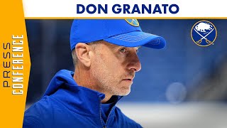 “We Need The Challenge” | Buffalo Sabres Head Coach Don Granato Before Four-Game Road Swing