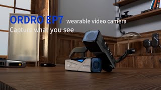 ORDRO EP7 Head Wearable 4K 60fps Video Camera