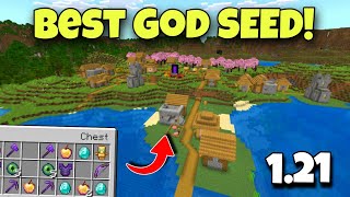 🔥BEST GOD SEED For Minecraft 1.21 Bedrock \u0026 Pocket Edition | Seed Minecraft 1.21 | Minecraft Seeds