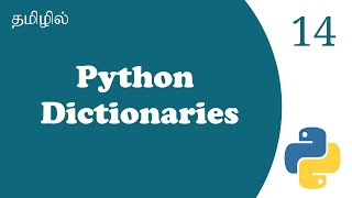 Python Dictionaries | Tutorial in Tamil | Tamil Programmer
