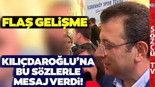 Ekrem İmamoğlu'ndan Adaylık Açıklaması Geldi! Kılıçdaroğlu'na Flaş Gönderme