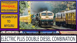 First Day First Show, Diesel to Electric Change | Gol Gumbaz Express | Karnataka | Indian Railways