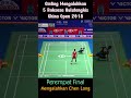 Ginting Mengalahkan 5 Raksasa Bulutangkis Di China Open 2018 #badminton #shorts