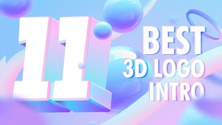 11 Best 3D Logo Intro / Animated Logos / Motion logo