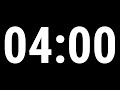 4 Minute Timer with Alarm | No Ads