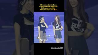 Mina looks so happy when sana did this🙈😍 #twice #kpop #mina #sana #misamo #twiceconcert #twiceedit