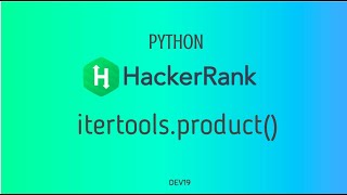 #27 : itertools.product() | Hackerrank Python Solutions