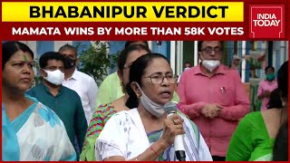 Mamata Banerjee Secures Record Win In Bhabanipur Bypolls, Thanks Voters, Takes Dig At Central Govt