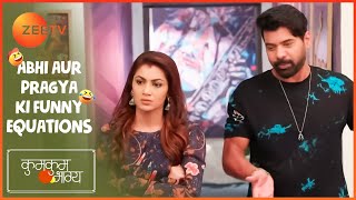 Abhi और Pragya में से कौन सोएगा Bed पर?| Kumkum Bhagya | Abhi Aur Pragya Ki Funny Equations | Zee Tv