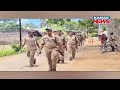 pre poll violence police and jawans conduct flag march in khallikote