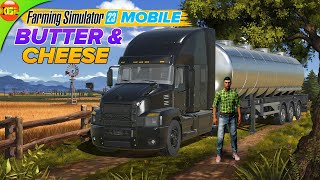 Dairy Production! Making Cheese🍕 and Butter | Farming Simulator 23 Mobile fs23