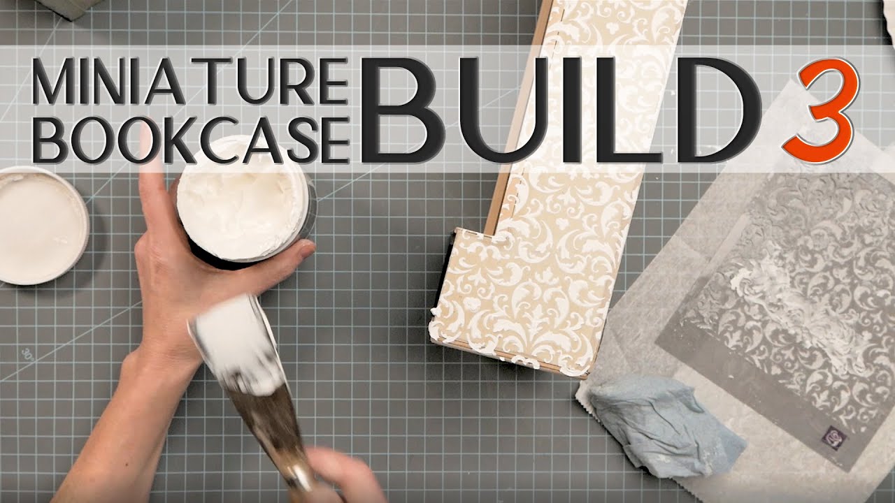 Miniature Bookcase Build Part 3 Youtube