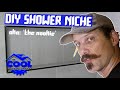 How to make a shower niche from start to finish