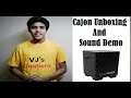 UNBOXING CLAPBOX CB50 CAJON And SOUND DEMO | CLAPBOX CB50 Cajon | VJ’s Creations