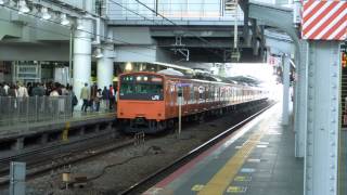 大阪環状線201系 大阪駅発車 Osaka Loop Line Commuter Train