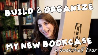 building a new bookcase and reorganizing my bookshelves