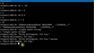 1. Data Types and Variables in Ruby