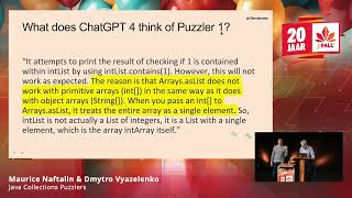 J-Fall 2023: Java Collections Puzzlers - Maurice Naftalin & Dmytro Vyazelenko