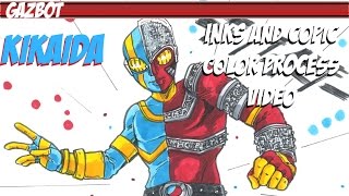 Kikaida Kikaider process video full length with commentary by GAZBOT