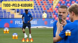 Jogador Angolano Felicio Milson Dança kuduro e deixa seus colegas de equipa chocado!!!