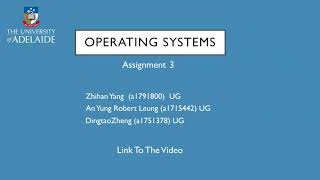 OS Assignment 3