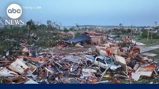 19 tornadoes reported in 7 states across the Plains