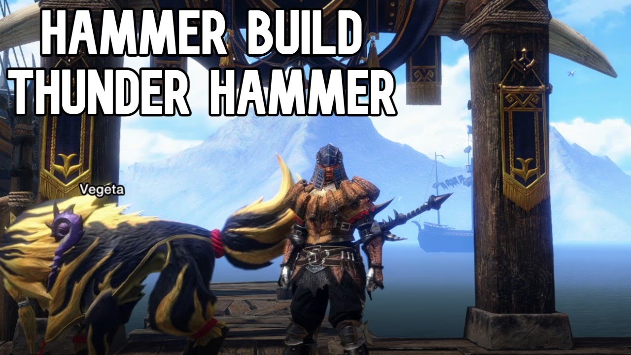 Monster Hunter Rise Sunbreak Hammer Build - Thunder Hammer - YouTube