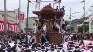 平成26年10月5日　福泉連合(草部・菱木)祭礼　午後曳行(パレード)