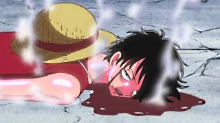 one piece: luffy death scene