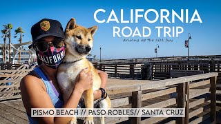 California Road Trip // Half Moon Bay Bound // Pitstops at Pismo Beach, Paso Robles, & Santa Cruz