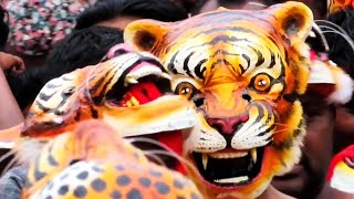 ᴩᴜʟɪᴋᴀʟɪ 🐯 Tiger Dance 🐅शेर नाच 🦁Tableau parade #Pulikali2022  #onamcelebrations2022