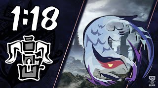 MHR Sunbreak | Lucent Nargacuga Solo HBG in 1'18