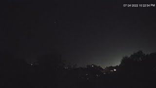 Raw video: Fireball caught on camera in sky over Hutto, Texas