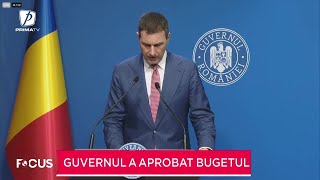 Guvernul a aprobat bugetul