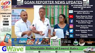 Goan Reporter-News, Live: Resident of Corlim briefing the issue of water flooding in Corlim Khazan.