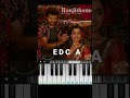 Ranjithame song shorts piano #varisu telugu song shorts #ranjithame telugu #tamil song #vijaythalapa