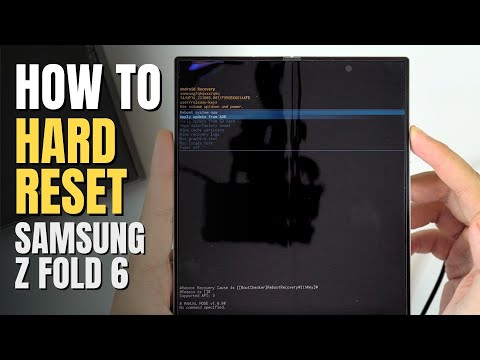 Cómo reiniciar el Samsung Galaxy Z Fold 6 | Quitar el desbloqueo de contraseña