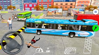 Public Coach Bus Driver: Bus Parking Simulator -  Mobile Gameplay [Bus Game Android]
